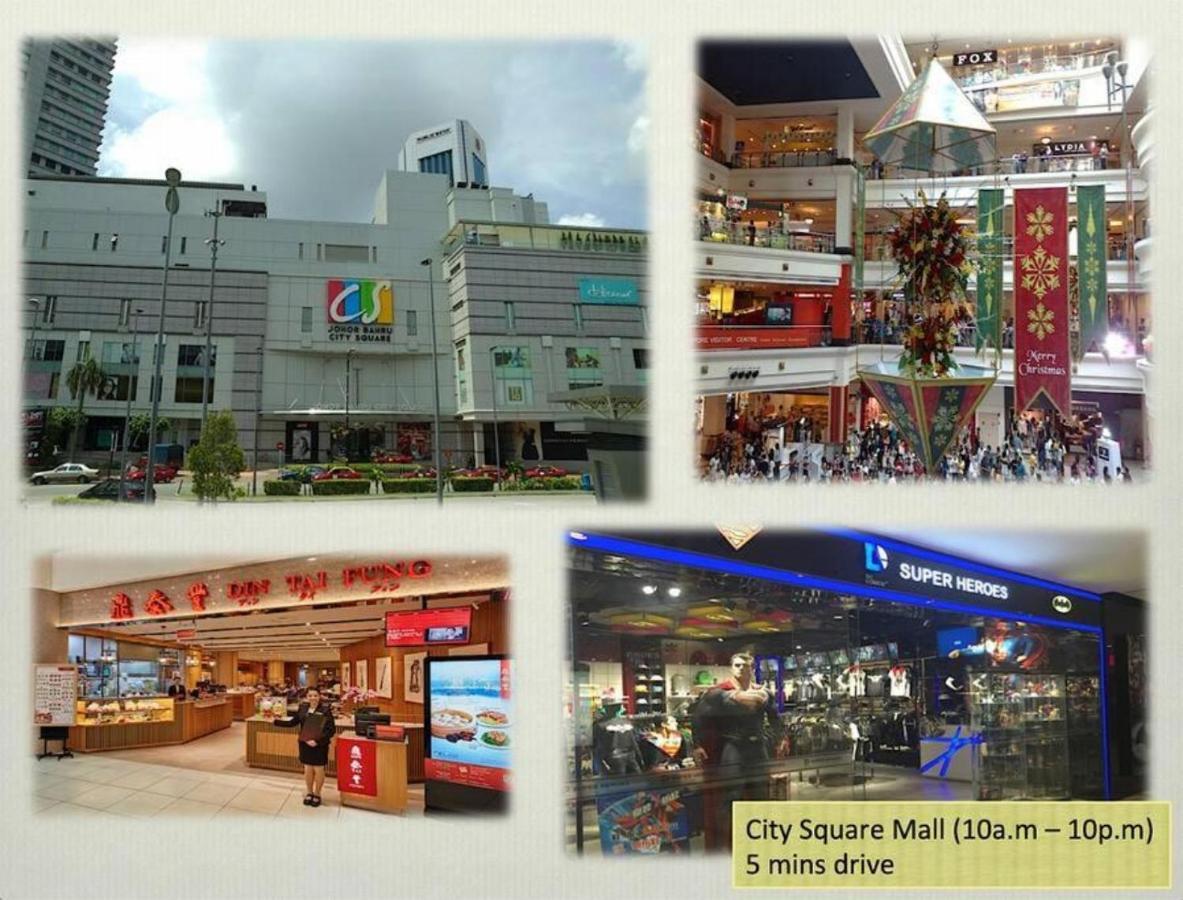 Seaview Condo Near Rf Mall, Food Court & Free Netflix Джохор-Бару Экстерьер фото